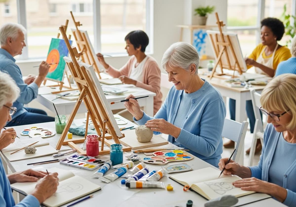 Art Therapy Stress Relief For Seniors