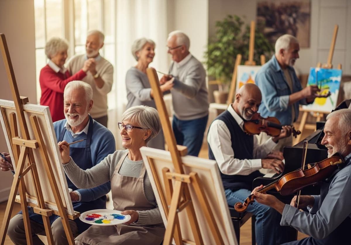 Music And Art Seniors Delight