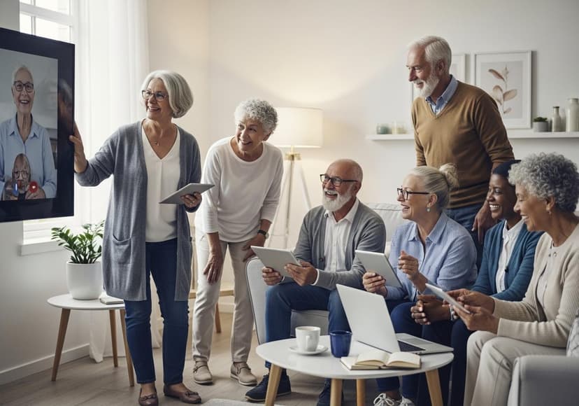 Remote Socializing Tech For Seniors