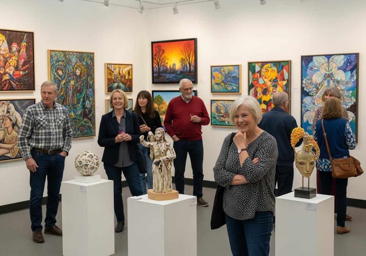 Senior Art Exhibition Highlights