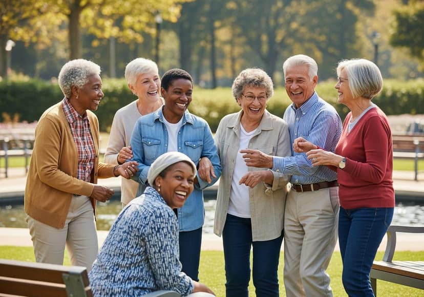 Senior Friendships Social Life